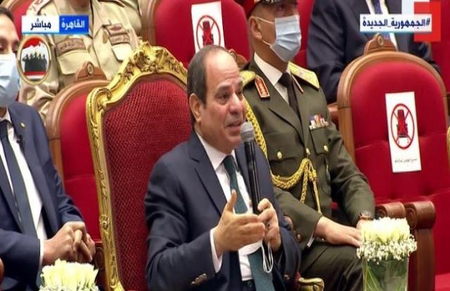 السيسي: «روحوا الوحدات وشوفوا أبنائنا وهم بيقدموا نفسهم شهداء»