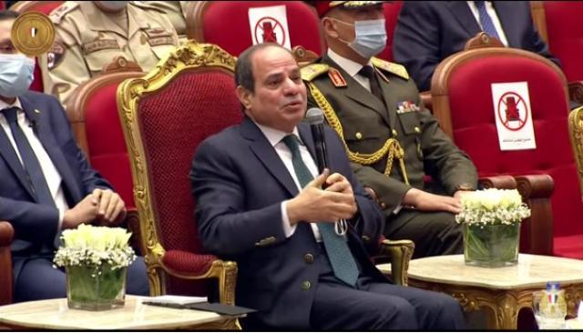 السيسي: «لازم نحافظ على التمن اللي قدمه زينة شباب مصر»