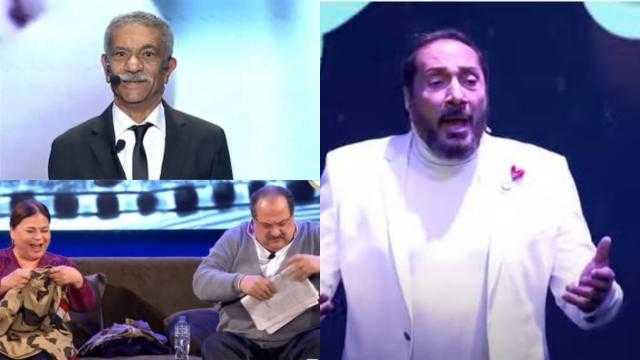 «بكاء الرئيس السيسي».. لقطات مؤثرة من مشاركة نجوم الفن في احتفالية «يوم الشهيد»
