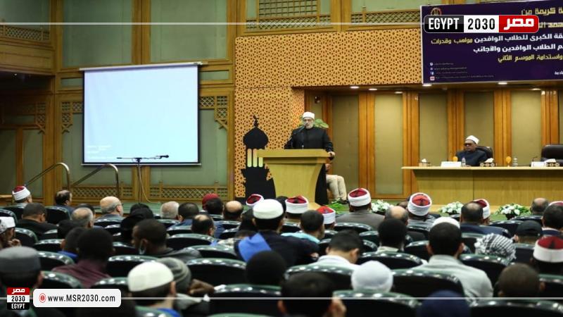 وكيل المشيخة خلال الحفل