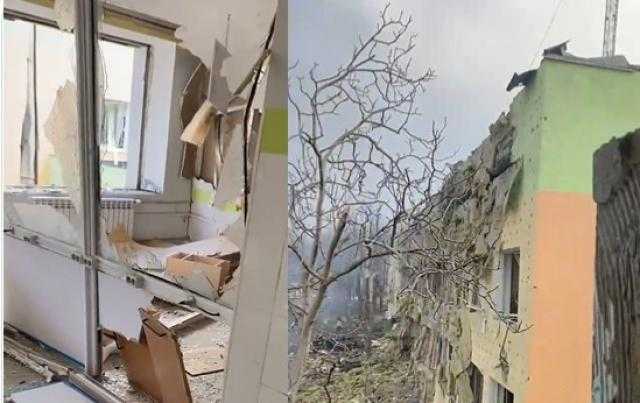 شاهد.. استمرار عمليات القصف في المنطقة المحيطة بالعاصمة الأوكرانية