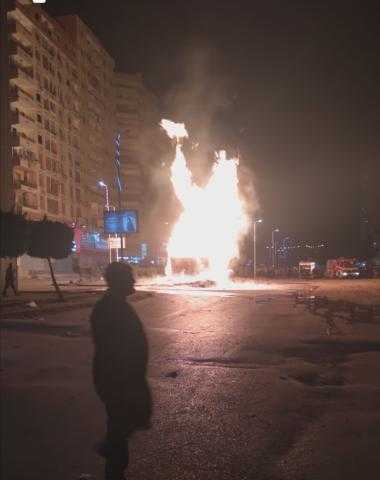 التحفظ على كاميرات المراقبة في واقعة حريق ماسورة الغاز بالمرج