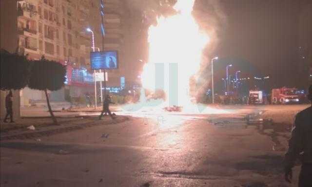 السيطرة على حريق ماسورة غاز في المرج