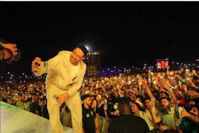 لقطات من حفل محمد حماقي في مهرجان «JTTX الموسيقي».. صور