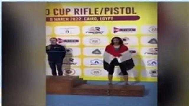 مصرية تروي تفاصيل حصولها على برونزية كأس العالم في الرماية «فيديو»