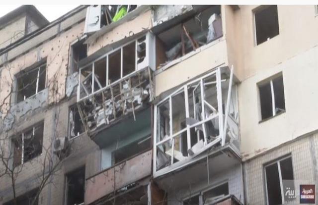 مشاهد مرعبة لتدمير مساكن المدنيين في أوكرانيا «فيديو»