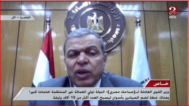 «تغطي العجز وحالات الوفاة».. القوى العاملة: نسعى للتأمين على 10 آلاف صياد بأسوان
