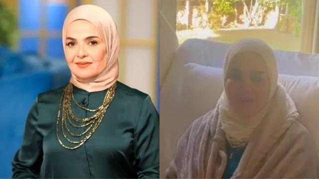 رسالة منى عبد الغني لجمهورها من المستشفى بعد تعرضها لحادث سير.. فيديو