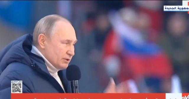 بوتين: أهالي القرم فعلوا الصواب عندما رفضوا «النازيين الجدد»