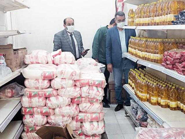 ضبط 1300 قضية تموين وإحباط بيع 1400 طن سلع بأزيد من سعرها