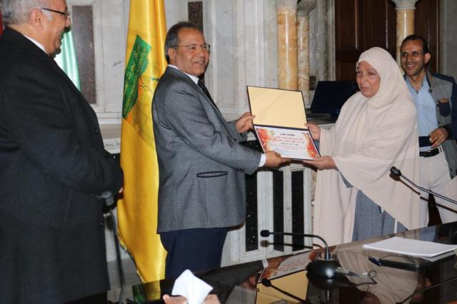 جانب من التكريم