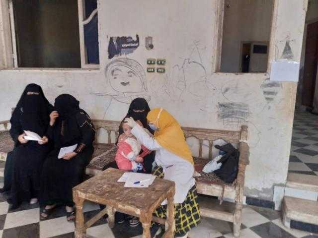 مناظرة 600 حالة بقافلة جنوب الوادي الطبية بقرية فاو غرب بمركز دشنا