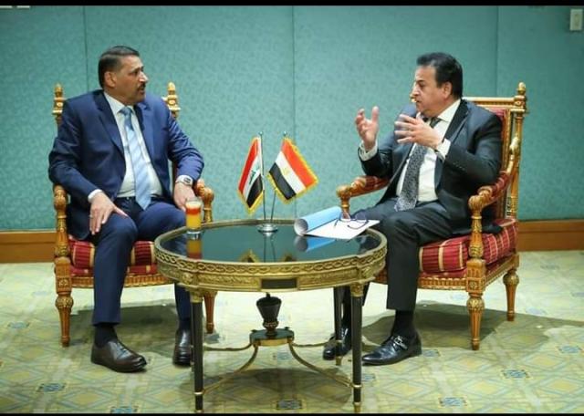 خالد عبدالغفار يلتقي وزير الصحة العراقي 