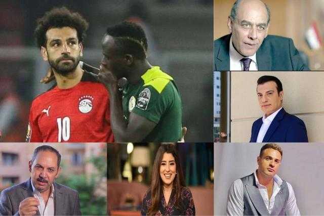 «قلق وعزيمة».. ماذا قال نجوم الفن عن مبارة مصر والسنغال؟