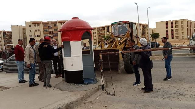 جانب من إزالة المخالفات