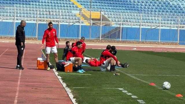 شاهد.. أول ظهور لـ ربيعة وعلي جبر في مران المنتخب
