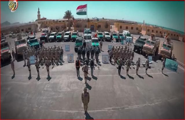 حملة مكبرة لقوات حرس الحدود والداخلية للتفتيش على الزراعات المخدرة بسيناء.. «فيديو»