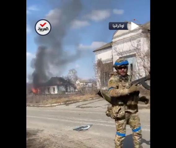 مشاهد لمتطوعين أمريكيين يقاتلون في أوكرانيا.. فيديو