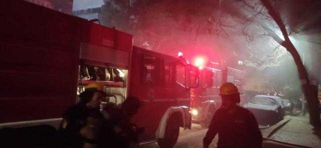 السيطرة على حريق جراج بالدقي