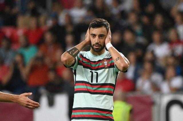 البرتغال تتقدم على مقدونيا الشمالية بهدف فيرنانديز
