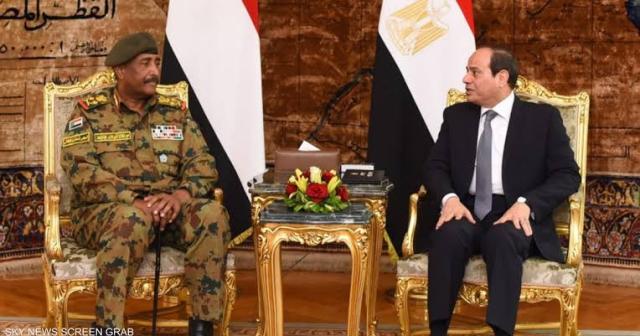 اليوم.. السيسي يبحث مع رئيس مجلس السيادة السوداني أزمة سد النهضة