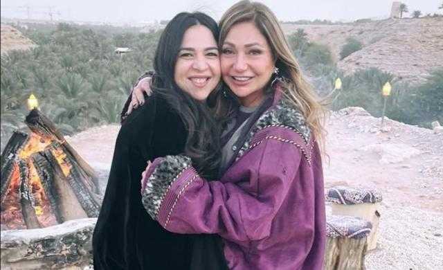 ليلى علوي تحتفل بعيد ميلاد إيمي سمير غانم وهذه رسالتها لها.. صور