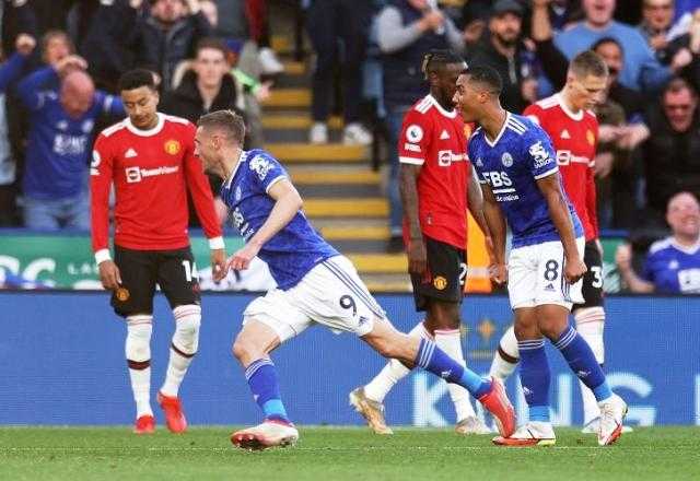 التعادل يحسم مباراة مانشستر يونايتد وليستر سيتي في الدوري الإنجليزي