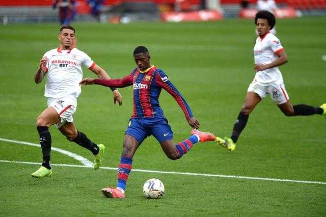 شاهد بث مباشر مباراة برشلونة وإشبيلية بدون تقطيع