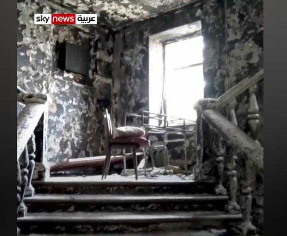 شاهد .. آثار الدمار في مسرح ماريوبول بأوكرانيا