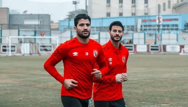 مران الأهلي| فقرة بدنية وتدريبات قوية للحراس
