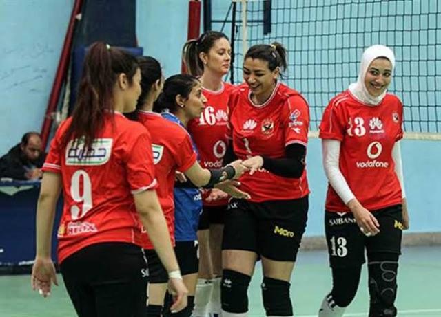 سيدات طائرة الأهلي يتوج ببطولة كأس مصر