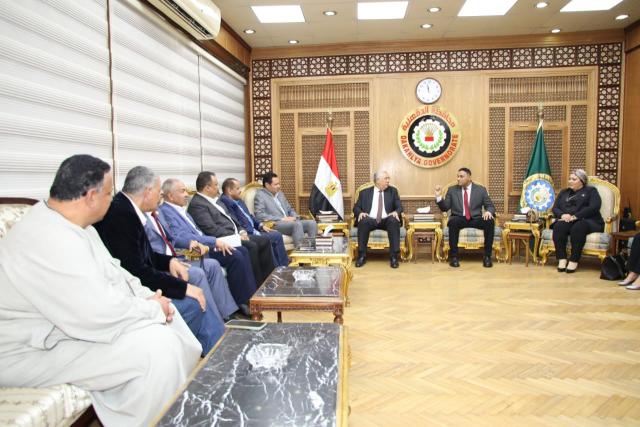 وزير الزراعة ومحافظ الدقهلية 