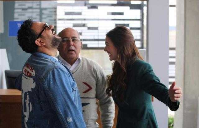 أحدث ظهور لـ هنادي مهنى من كواليس «مكتوب عليا» برفقة أكرم حسني.. صور