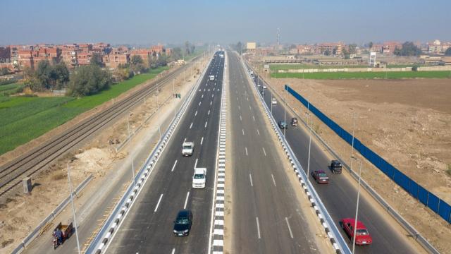 توسعة طريق القاهرة الإسكندرية الزراعي