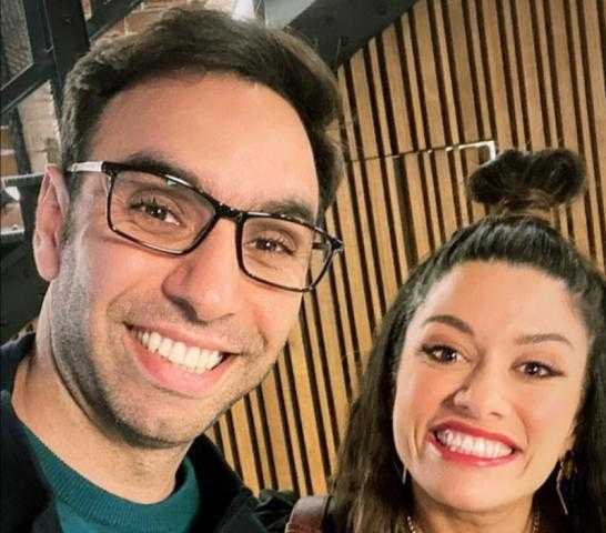 شاهد.. أحمد شامي برفقة سينتيا خليفة من كواليس «دايمًا عامر»