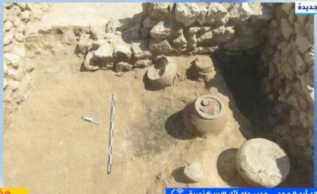 «تعود للعصر الروماني».. آثار الإسكندرية: اكتشاف ورشة لصناعة الأواني الفخارية