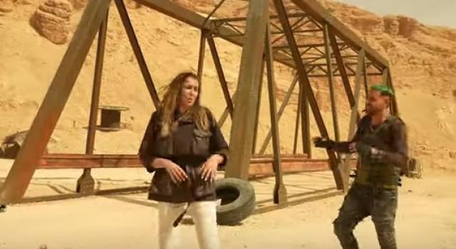 شاهد.. رد فعل عائشة بن أحمد بعد اكتشاف مقلب رامز موفي ستار