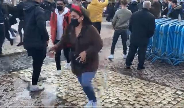 شجار بين جماهير تشيلسي ومانشستر سيتي في العاصمة مدريد