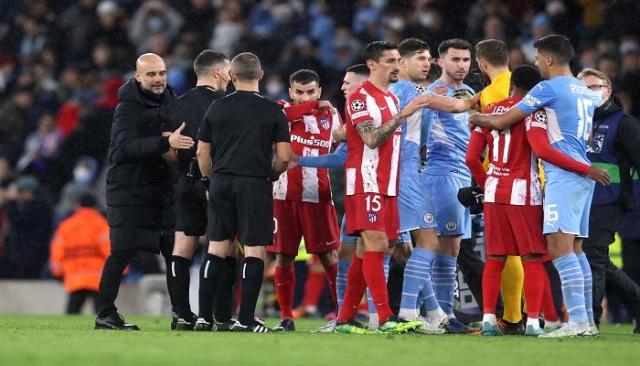 مباراة أتلتيكو مدريد ومان سيتي بث مباشر