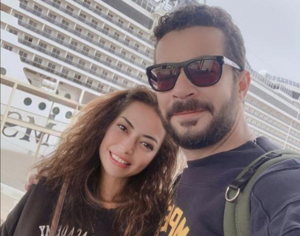 شريف سلامة وداليا مصطفى 