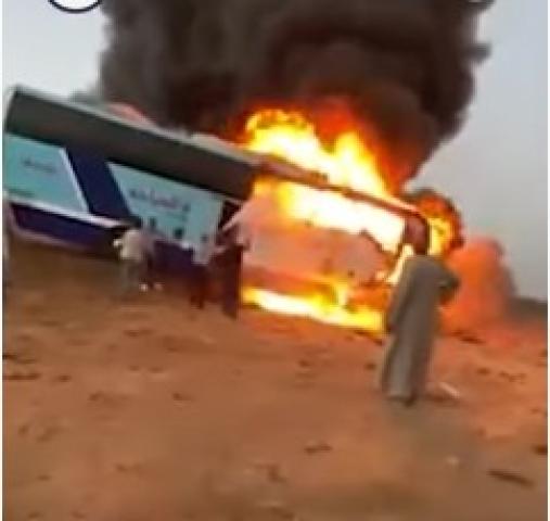 فيديو مروع يرصد لقطات حية لحادث تصادم أسوان