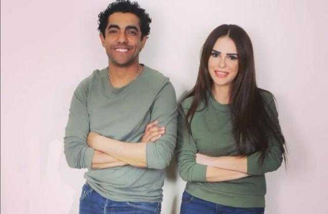 بالصورة.. دنيا عبد العزيز تحتفل بعيد ميلاد محمد عادل وهذه رسالتها له