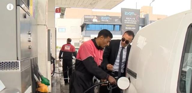 طوابير على محطات الوقود بسبب زيادة أسعار البنزين بتونس «فيديو»