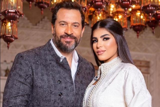 ماجد المصري وزوجته 