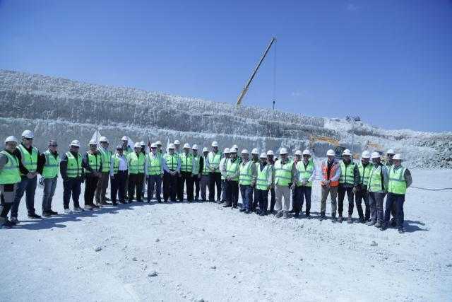 رئيس المحطات النووية في زيارة لموقع الضبعة لبدء أعمال الصبة الخرسانية الأولى