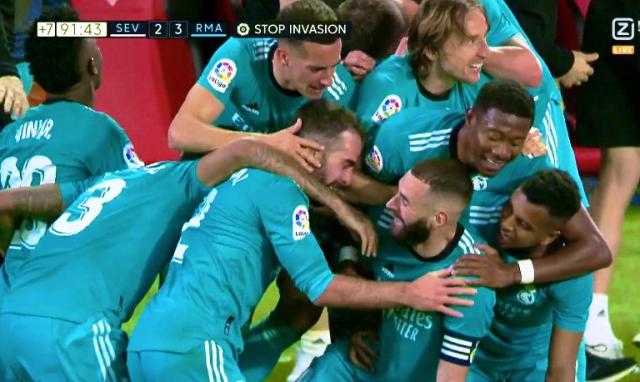 ريال مدريد يقلب الطاولة على إشبيلية بريمونتادا مثيرة