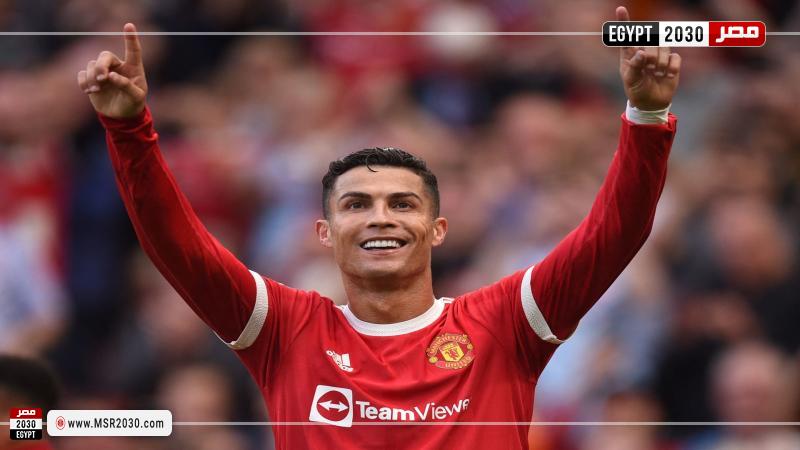 كريستيانو رونالدو نجم فريق مانشستر يونايتد