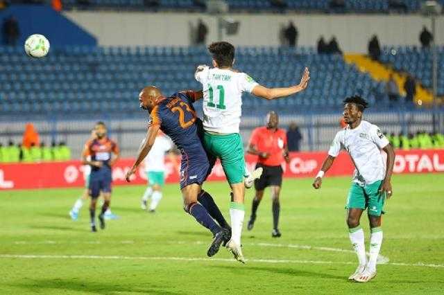 المصري يشكو حكم مباراة نهضة بركان للكاف ويعلق: ”فُجر تحكيمي”
