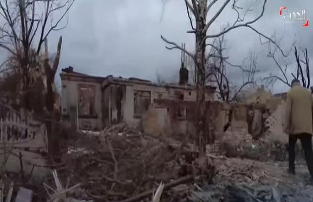 شاهد.. آثار دمار بمدينة تشيرنيهيف الأوكرانية جراء القصف الروسي