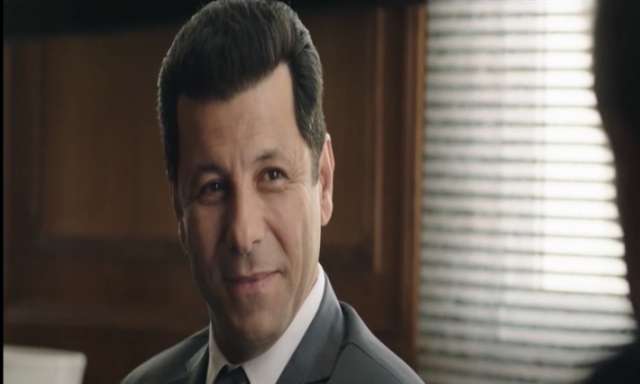 إياد نصار أثناء تجسيد شخصية النقيب محمد مبروك